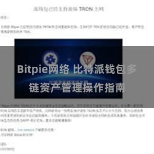 Bitpie网络 比特派钱包多链资产管理操作指南