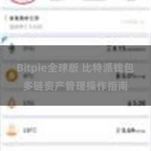 Bitpie全球版 比特派钱包多链资产管理操作指南