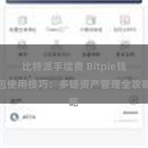 比特派手续费 Bitpie钱包使用技巧：多链资产管理全攻略