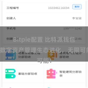 Bitpie配置 比特派钱包：数字资产管理生态进化，无限可能！