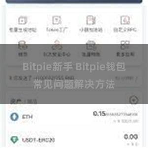 Bitpie新手 Bitpie钱包常见问题解决方法