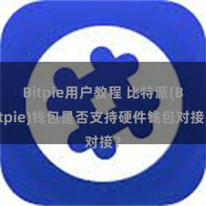 Bitpie用户教程 比特派(Bitpie)钱包是否支持硬件钱包对接？