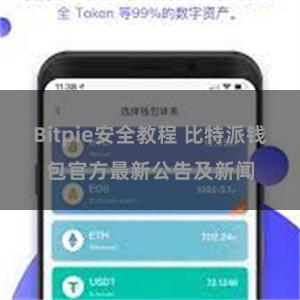 Bitpie安全教程 比特派钱包官方最新公告及新闻