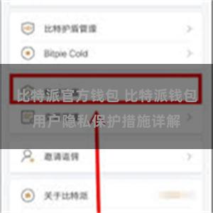 比特派官方钱包 比特派钱包用户隐私保护措施详解