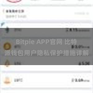 Bitpie APP官网 比特派钱包用户隐私保护措施详解