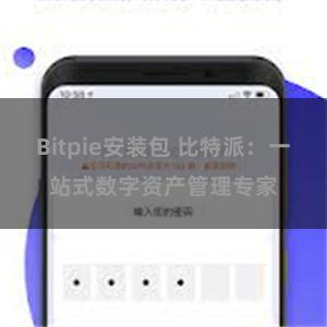 Bitpie安装包 比特派：一站式数字资产管理专家