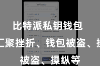 比特派私钥钱包  包括汇聚挫折、钱包被盗、操纵等